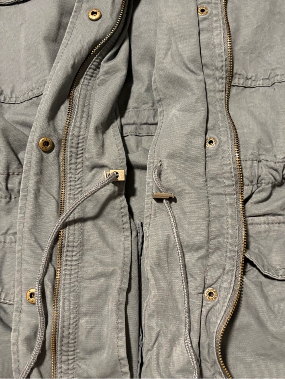 Ava & Viv Blue Hooded Utility Jacket - Picture 6 of 7